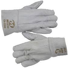 Luva de Raspa de Couro com Cano Curto 7cm - PROTEPLUS-PPM09