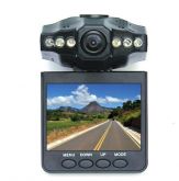 Câmera Filmadora HD Veicular Visão Noturna DVR LCD 2.5”.